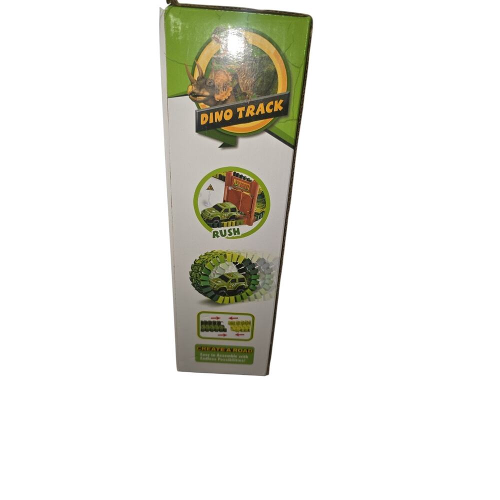 Dino Track Create A Road Dinosaur Park 228 pcs 2 Dino Cars New - Picture 4 of 4
